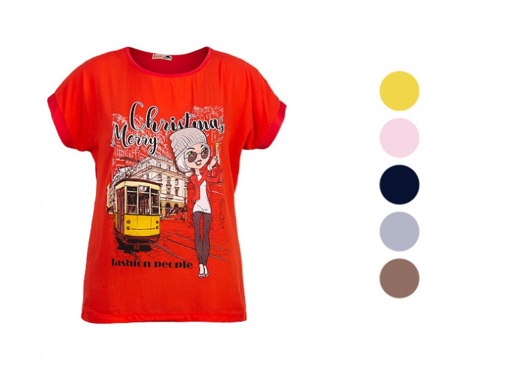 تیشرت زنانه Merry Christmas