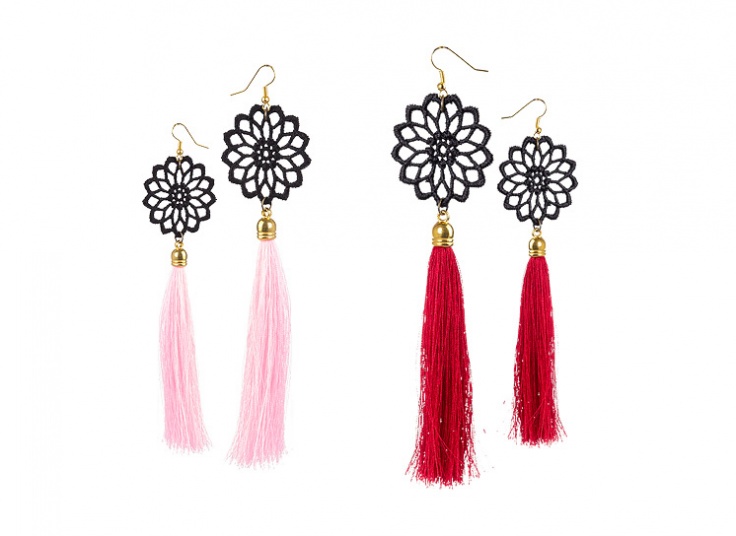 گوشواره منگوله ای