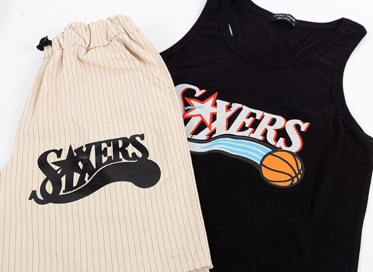 ست رکابی شلوارک مردانه طرح Lakers