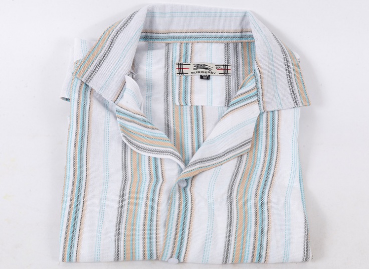 پیراهن مردانه کنفی طرح BURBERRY