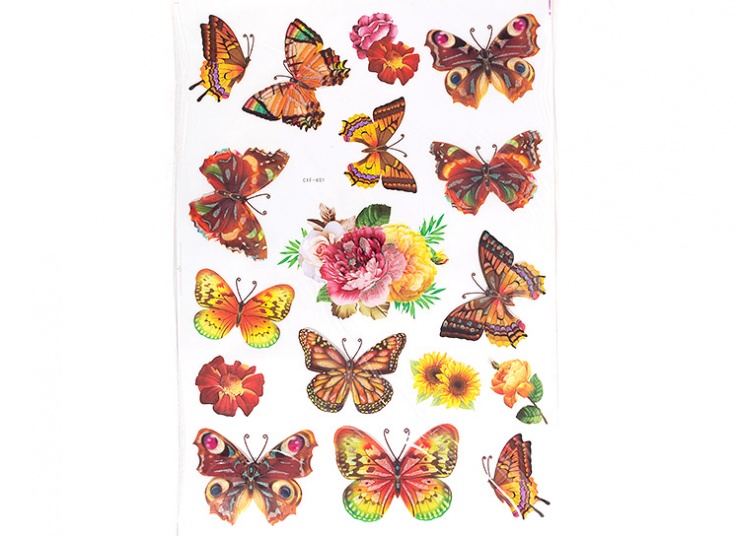 استیکر سه بعدی Butterflies