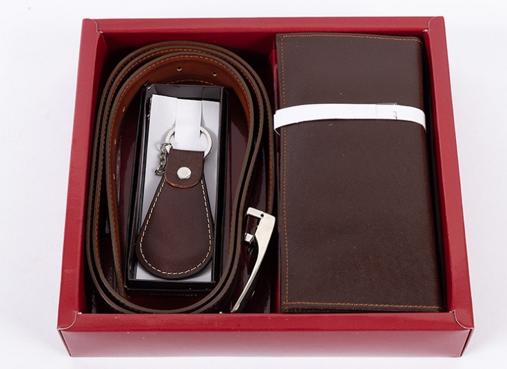 ست هدیه چرم مردانه