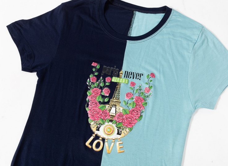 تیشرت زنانه طرح گل