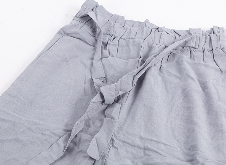 دامن شلواری سایز بزرگ کمر گره ای