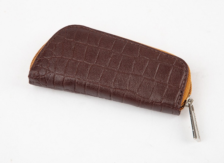 جا کلیدی چرمی زیپ دار