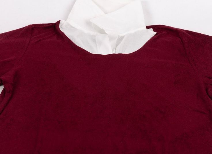 بلوز بافت زیر و رو زنانه