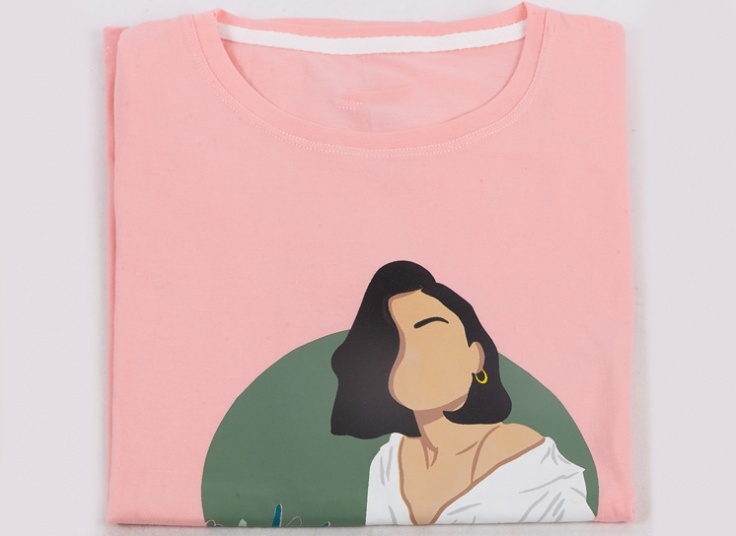 تیشرت زنانه طرح Face off