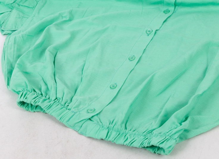 تاپ سر آستین چین دار