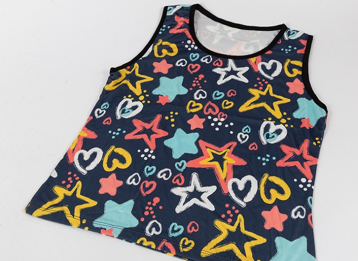 ست تاپ و شورتک طرحدار زنانه