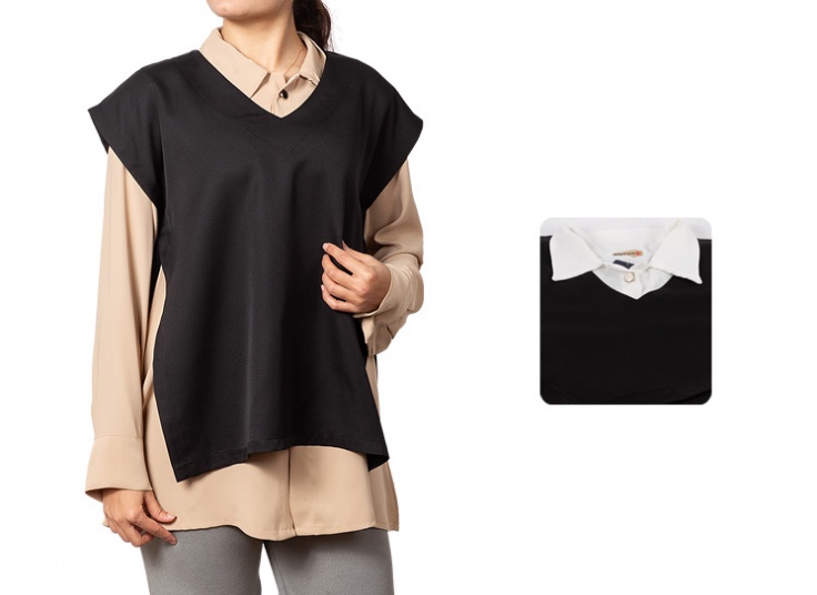 شومیز زیر و رو زنانه