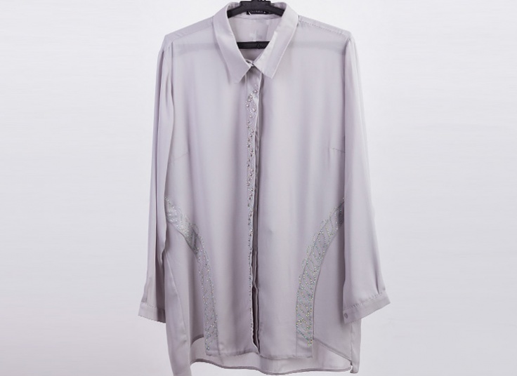 شومیز بلند کرپ حریر زنانه