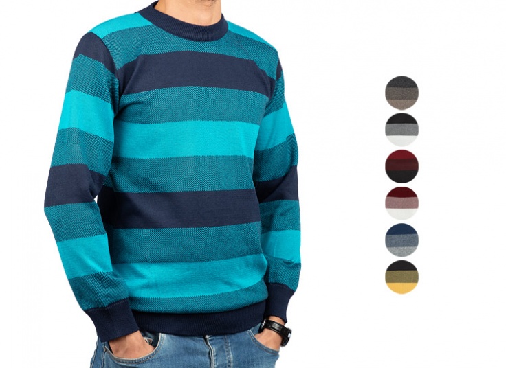 پلیور یقه گرد مردانه