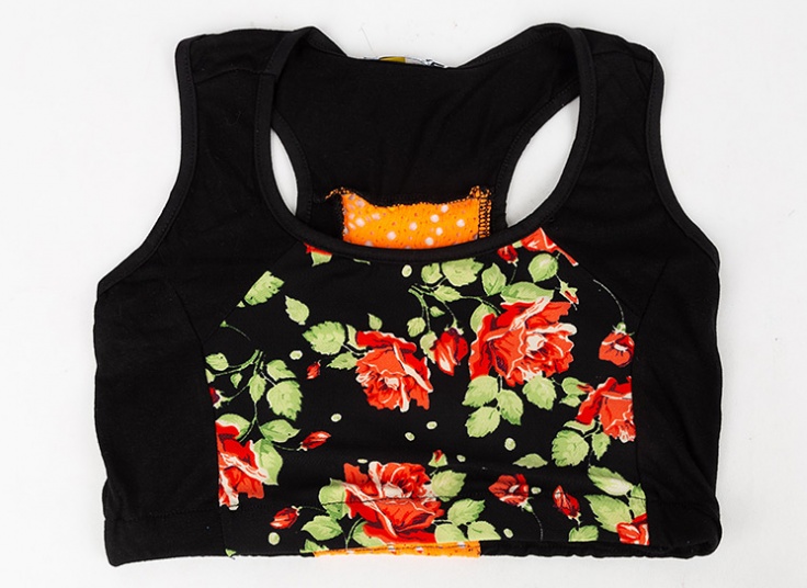 نیم تنه گل دار زنانه