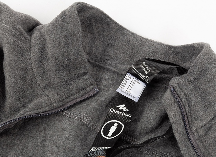 سویشرت مردانه تمام زیپ Decathlon