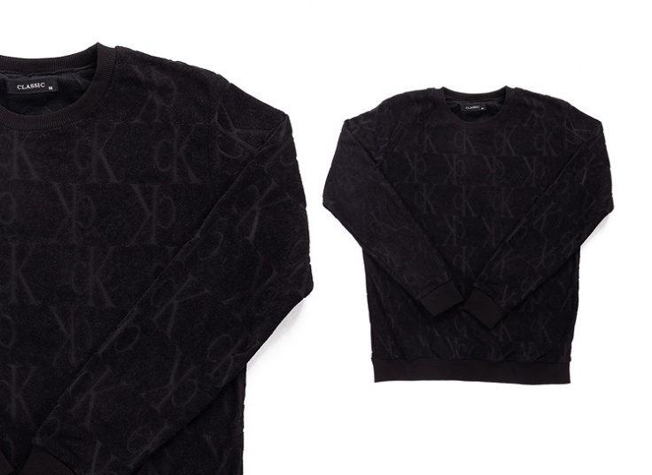 بلوز مخمل مردانه طرح Calvin Klein