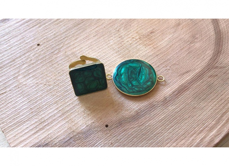 ورکشاپ ساخت زیورآلات رزین در گالری حما