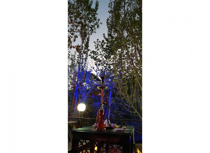 قلیان باغچه رستوران کنعان