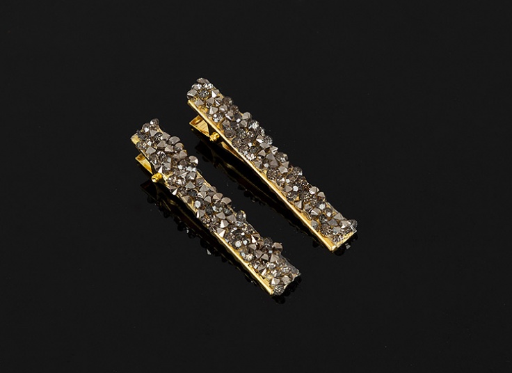 بسته دو عددی گیره مو کریستالی