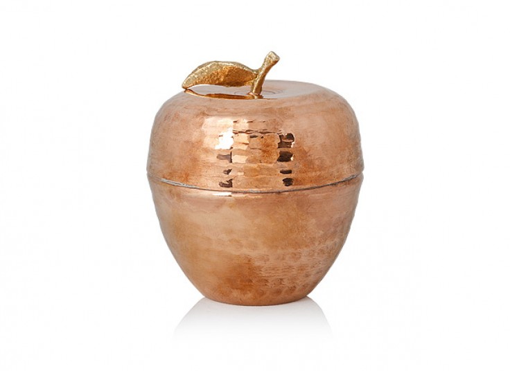 قندان مسی مدل سیب