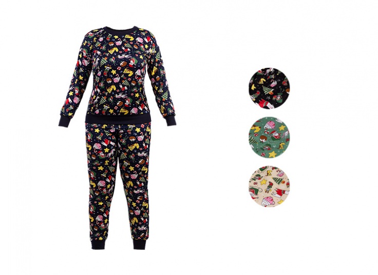 ست بلوز و شلوار زنانه Christmas