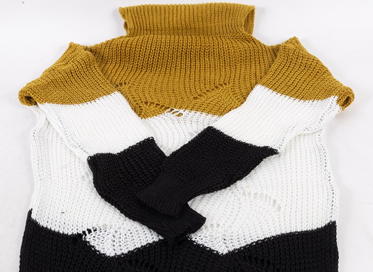 بلوز بافت زنانه یقه شل