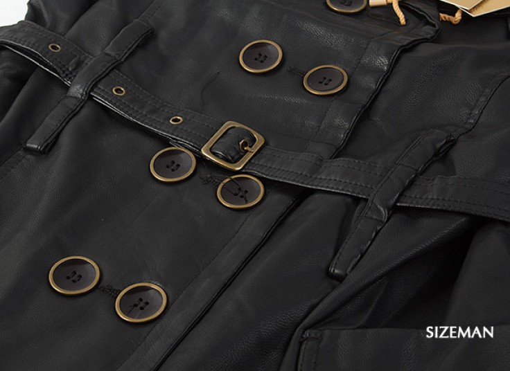 پالتو چرم زنانه SIZEMAN