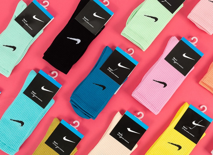 جوراب ساق بلند طرح Nike