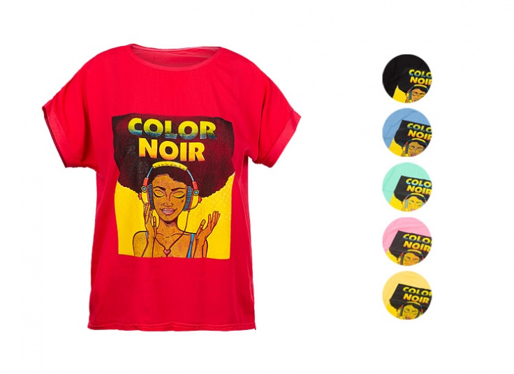 تیشرت زنانه COLOR NOIR