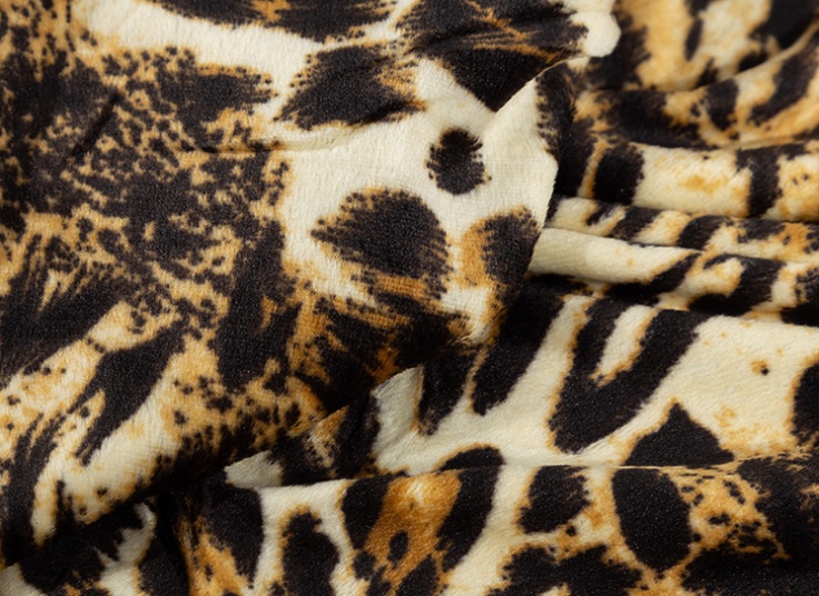 شلوار مخمل پلنگی