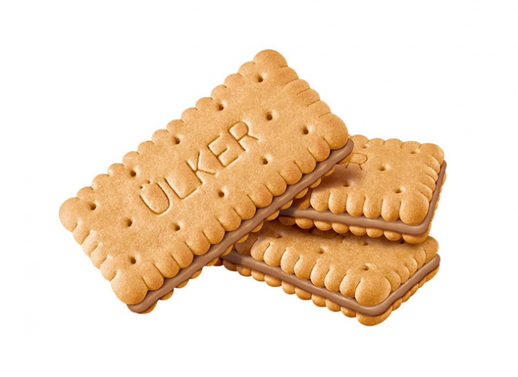 بیسکوییت کرمدار فندقی Ulker ikram
