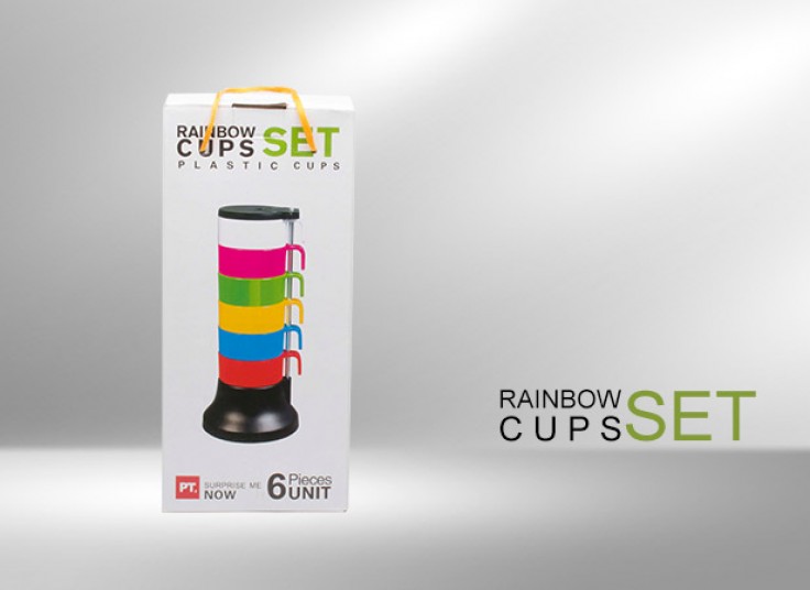 ست لیوان ۶ نفره Rainbow