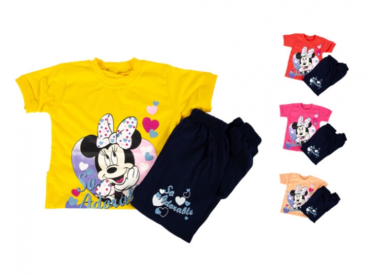 ست تیشرت شلوار دخترانه مینی موس