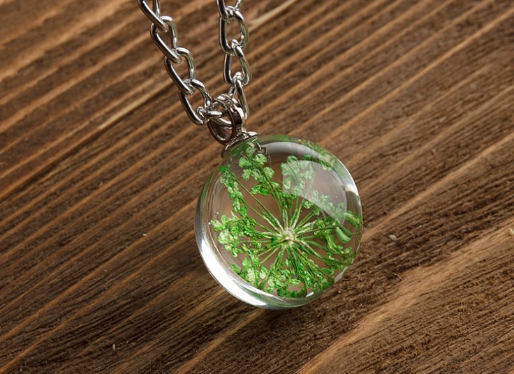 گردنبند توپی Crystalline