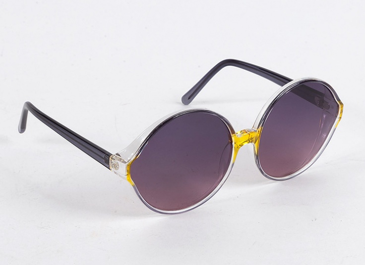 عینک آفتابی فریم گرد بزرگ