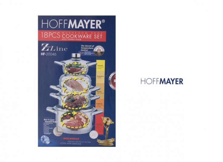 ست ۱۸ پارچه استیل HOFFMAYER