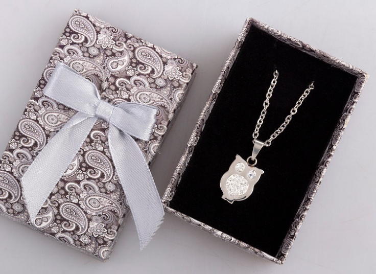 گردنبند نگین دار زنانه Steel