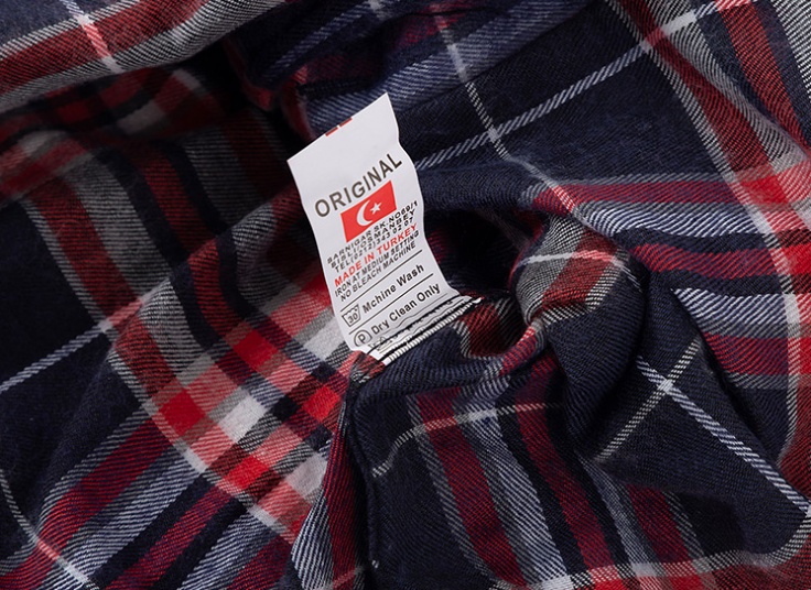 پیراهن پشمی چهارخانه Bershka