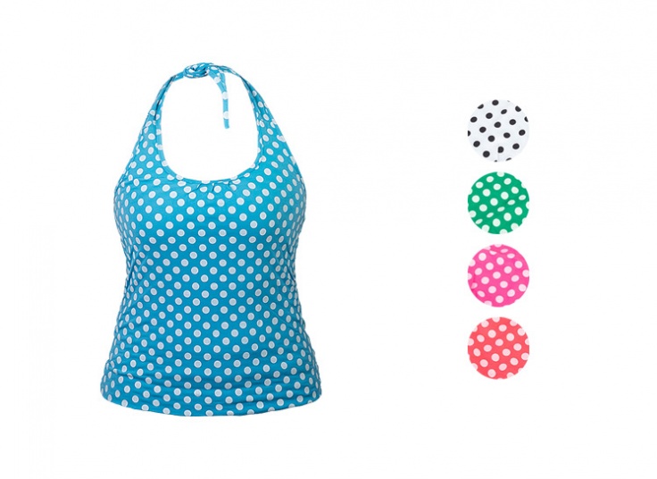 تاپ دخترانه polka dots