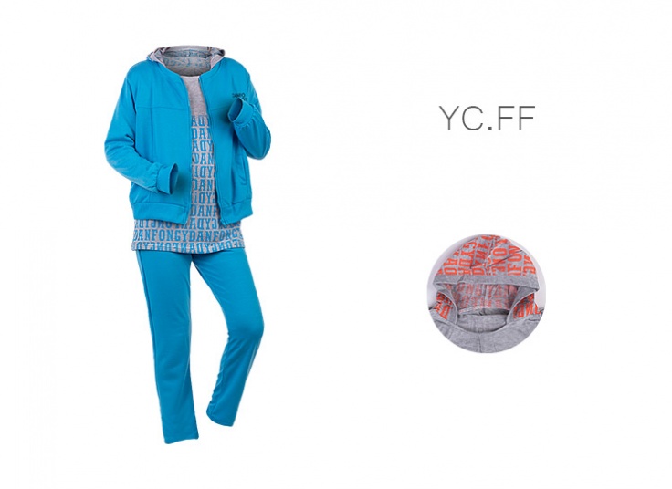 ست سه تکه لباس دخترانه YCFF