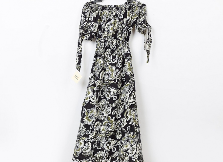 پیراهن ساحلی یقه قایقی