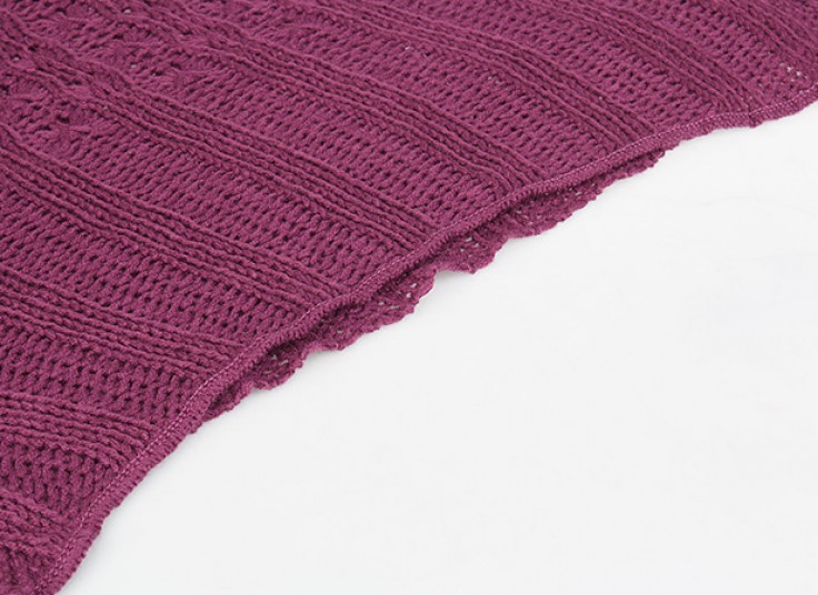 شال بافت زمستانی