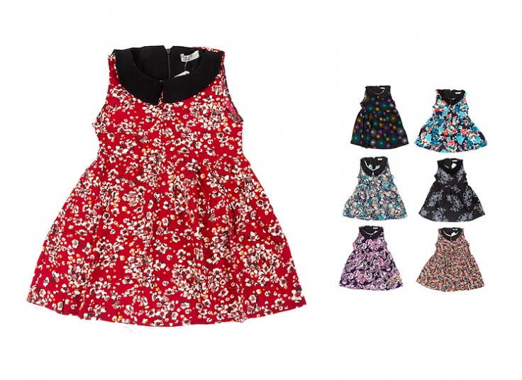 سارافون بچگانه یقه دار