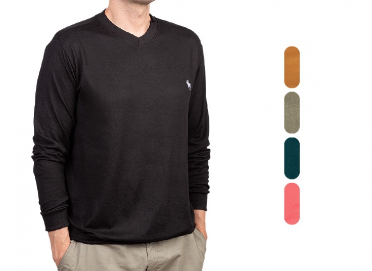 بلوز بافت مردانه طرح Abercrombie