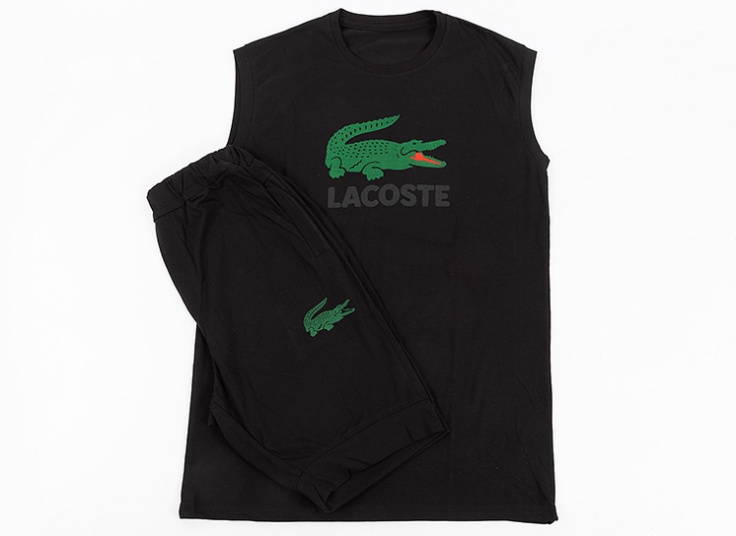 رکابی شلوارک مردانه طرح Lacoste