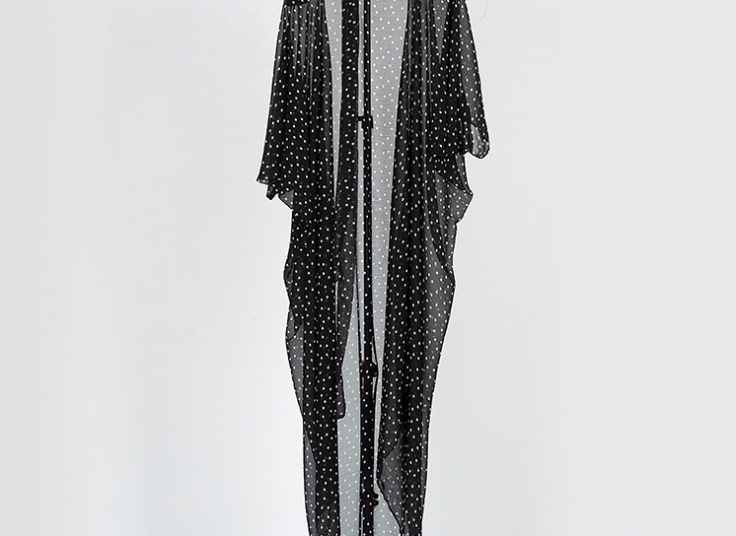 مانتو حریر جلو باز