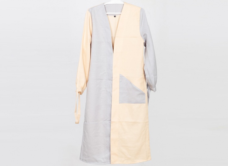 مانتو دو رنگ زنانه