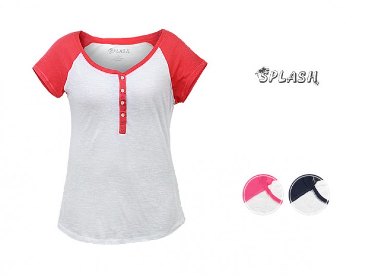تیشرت سایز بزرگ زنانه SPLASH