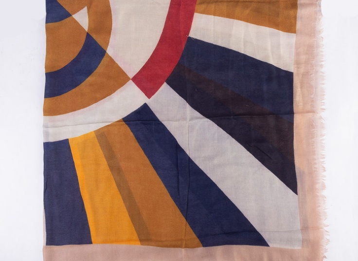 روسری قواره دار ZIBOO طرح Chanel