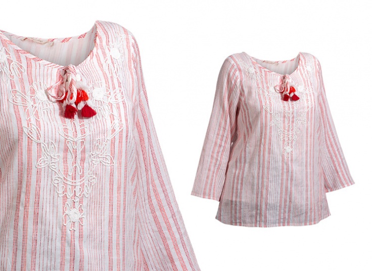 بلوز راه راه Soft Surroundings