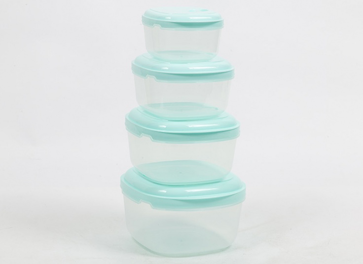 ست ظرف 4 تکه درب دار Polinik